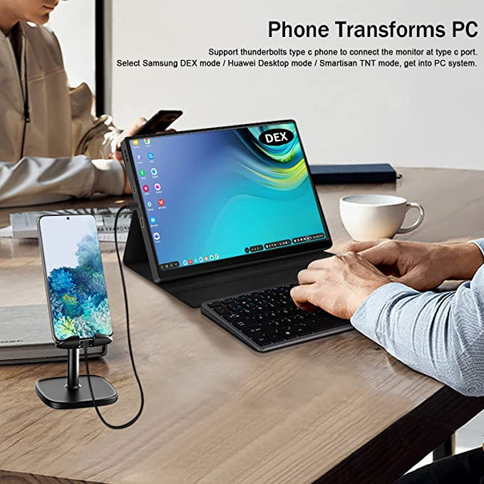 ZEUSLAP Z16Lite 16inch Portable Monitor 1200P 100percent SRGB Gaming Computer Display for Steam Deck Laptop Switch PS4 PS5 Xbox