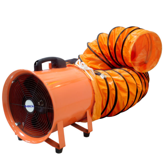 8" 200mm Portable Ventilation Axial Fan with 5m Flexible Duct SHT-20