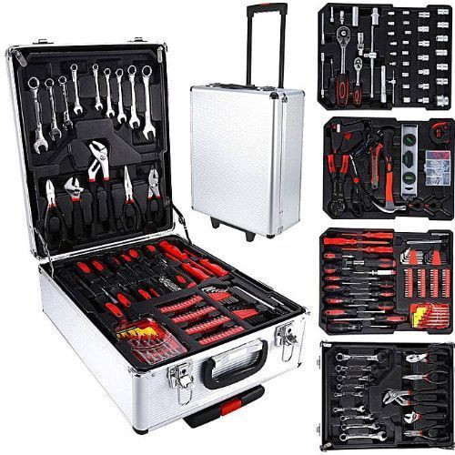 186-Piece Electrical / Mechanical Tool Trolley Set - Eurotek
