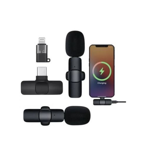 K9 Double Wireless Microphone For Iphone And Android Type-c 2 In 1