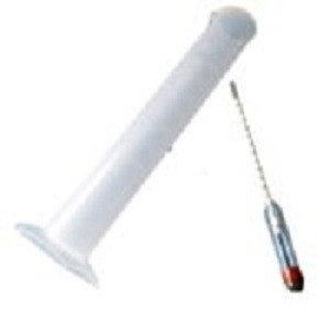 0.700-0.800g/ml Specific Density Hydrometer With 500ml Plastic Measuring Cylinder