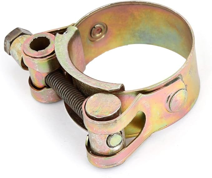 T Bolt Pipe Hose Clamp Fastener Brass Tone (36 mm a 39 mm)