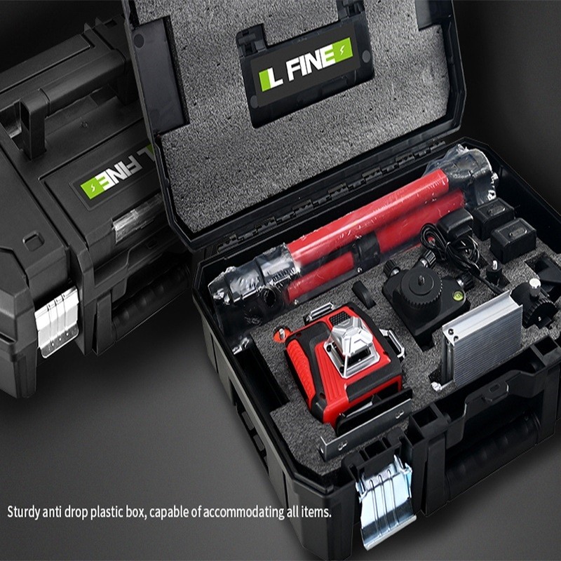 Lfine 4D 16-Line Green Laser Level Kit with Tripod and Accessories