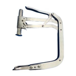 HAZET 792-2  380 mm Valve Spring Compressors - Bright Nickel-Plated