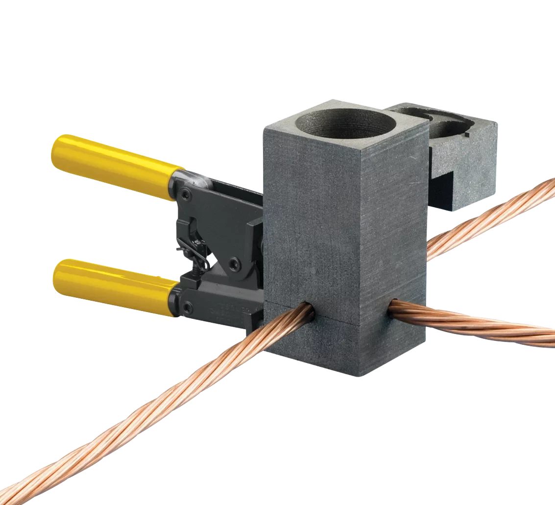 Cadweld Mould SSC-Y4 (70 X 70 mm) - Straight