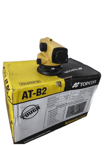 Topcon AT-B2 Automatic Level with Tripod and Levelling Staff