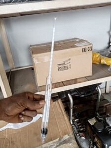 Safety 39/51 Degree API Combined Form Thermo-Hydrometer