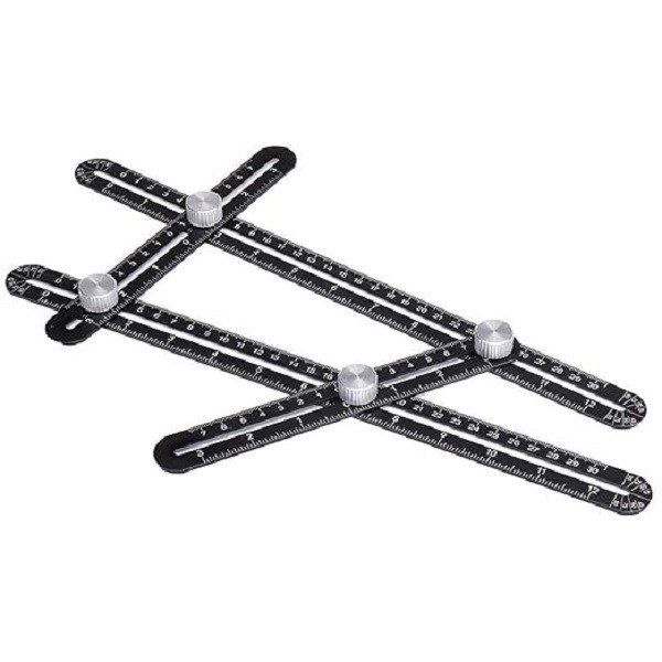 Multi-functional 4-in-1 Shape Measuring And Folding Ruler