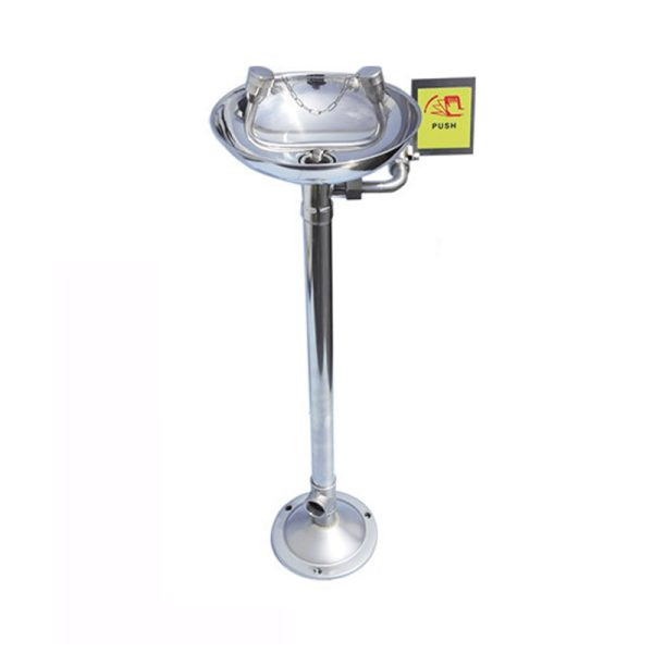 Stainless Steel Safety Emergency Double-Port Vertical Eye Wash Station (Eye & Face Wash) SKU: 3648982